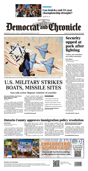 Cover of Democrat and Chronicle