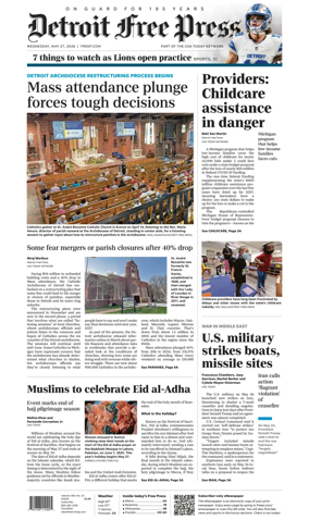 Cover of Detroit Free Press