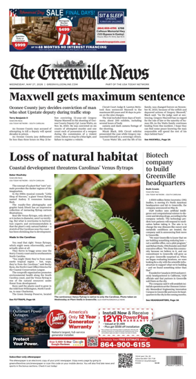 Cover of The Greenville News