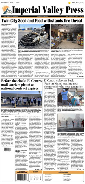 Cover of Imperial Valley Press