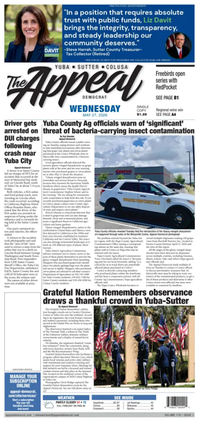 Cover of Marysville Appeal-Democrat