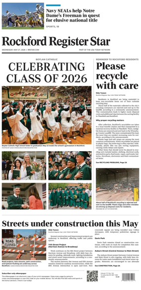 Cover of Rockford Register Star