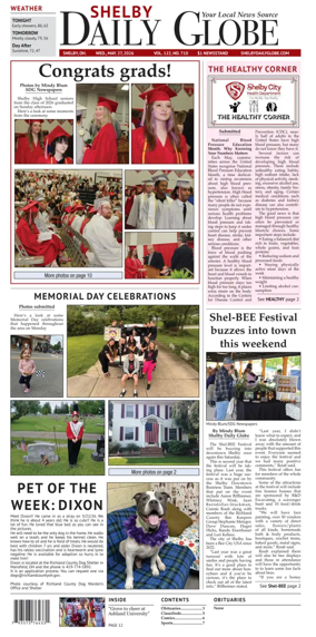 Cover of Shelby Daily Globe