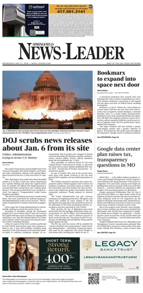 Cover of Springfield News-Leader