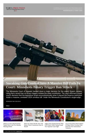 Cover of Tampa Free Press