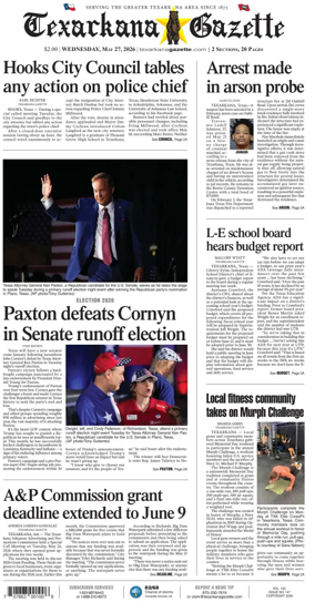 Cover of Texarkana Gazette