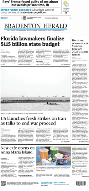 Cover of The Bradenton Herald