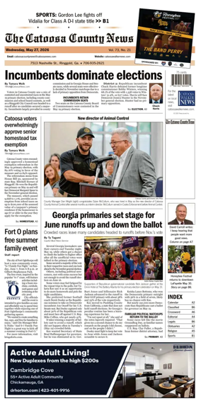 Cover of The Catoosa County News