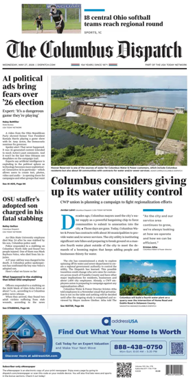 Cover of The Columbus Dispatch