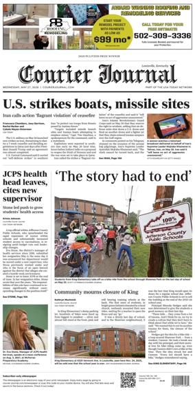 Cover of The Courier-Journal (Louisville)