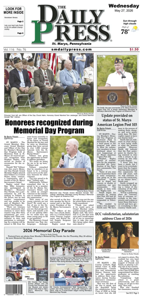 Cover of The Daily Press
