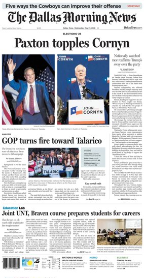 Cover of The Dallas Morning News