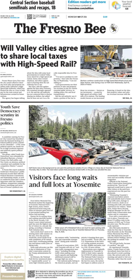 Cover of The Fresno Bee