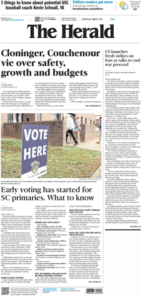 Cover of The Herald (Rock Hill)