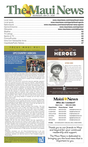 Cover of The Maui News