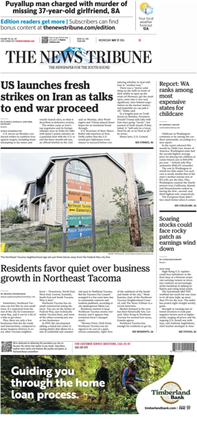 Cover of The News Tribune