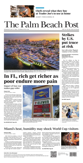 Cover of The Palm Beach Post