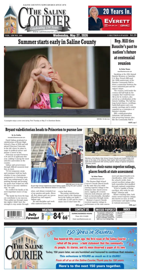 Cover of The Saline Courier
