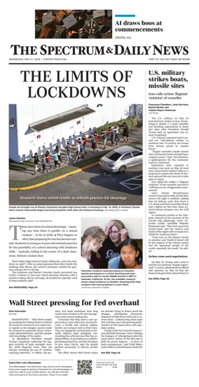 Cover of The Spectrum & Daily News