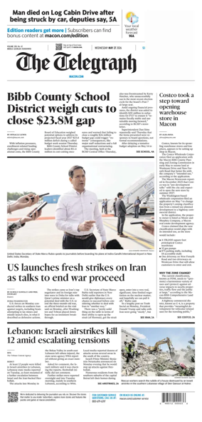 Cover of The Telegraph (Macon)