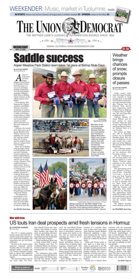 Cover of The Union Democrat