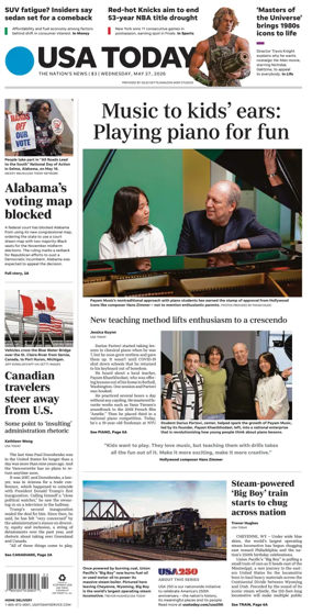 Cover of USA TODAY US Edition
