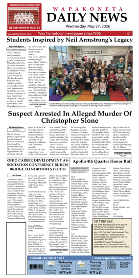 Cover of Wapakoneta Daily News