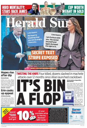 Cover of Herald Sun