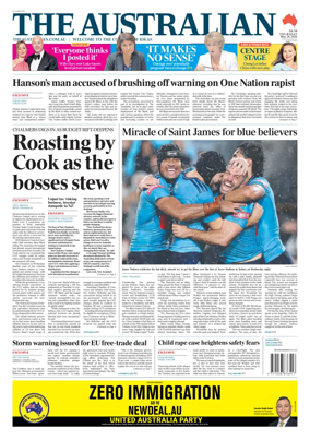 Cover of The Australian
