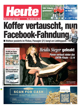 Cover of Heute - Niederosterreich Ausgabe