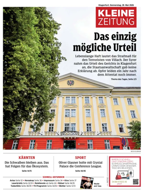 Cover of Kleine Zeitung Kaernten