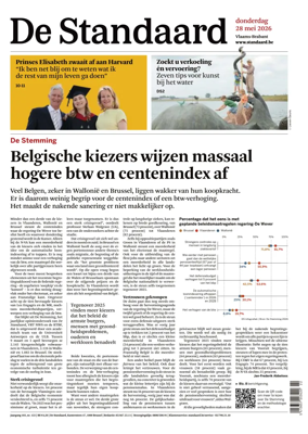 Cover of De Standaard