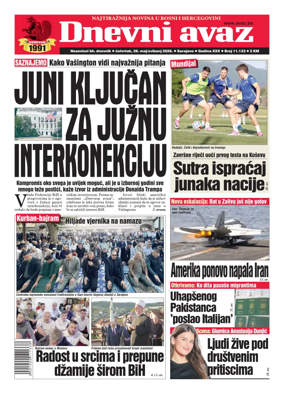Cover of Dnevni avaz