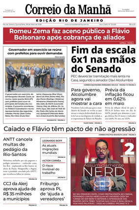 Cover of Jornal Correio da Manha