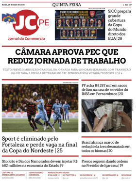 Cover of Jornal do Commercio