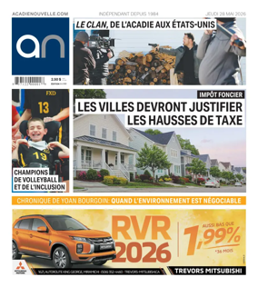 Cover of Acadie Nouvelle