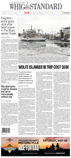 Cover of Kingston Whig-Standard