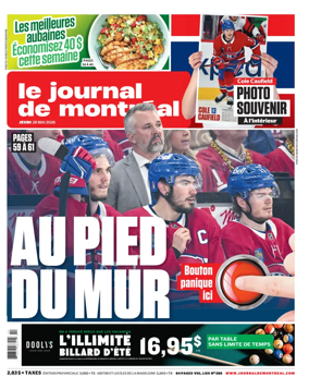 Cover of Le Journal de Montreal