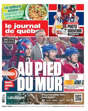 Cover of Le Journal de Quebec