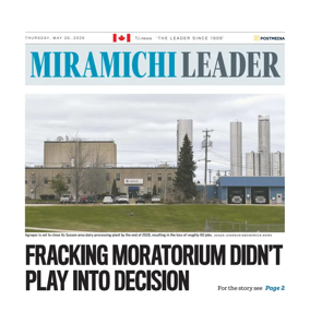 Cover of Miramichi Leader