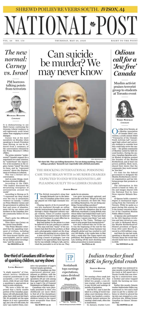 Cover of National Post - (Latest Edition)