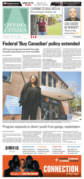 Cover of Ottawa Citizen