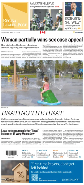 Cover of Regina Leader-Post