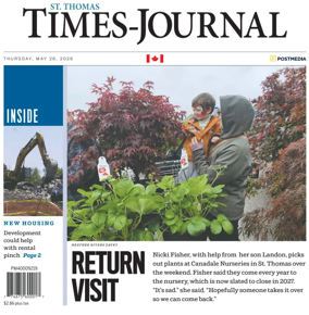Cover of St. Thomas Times-Journal
