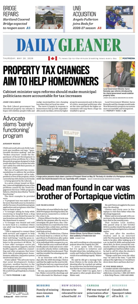 Cover of The Daily Gleaner