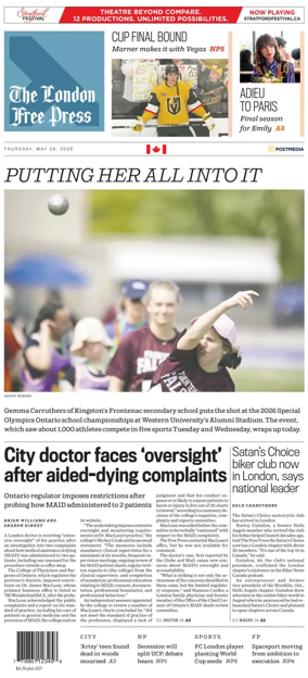 Cover of The London Free Press