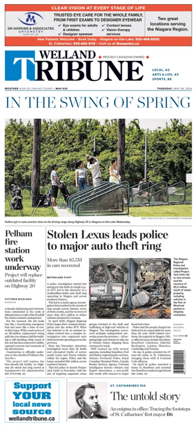 Cover of The Welland Tribune