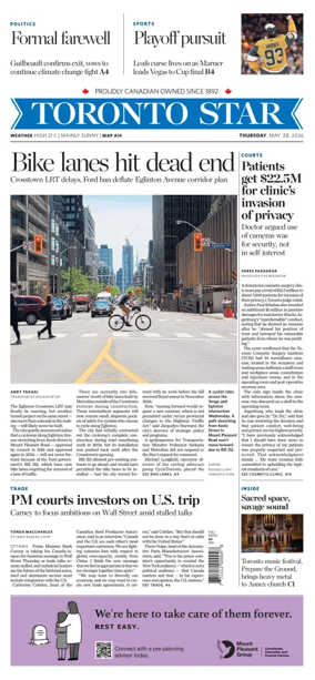 Cover of Toronto Star