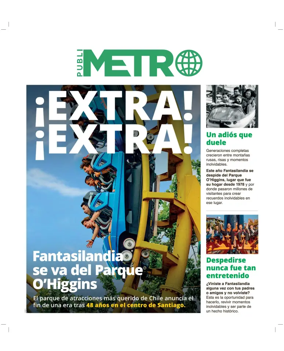 Cover of Publimetro Chile