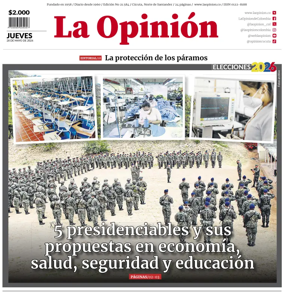 Cover of La Opinion